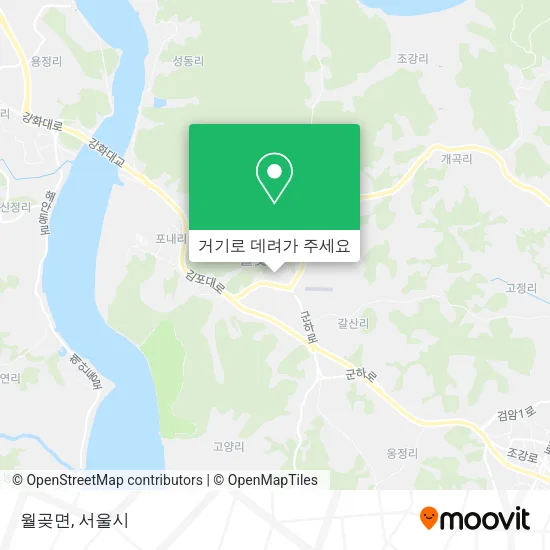 월곶면 지도