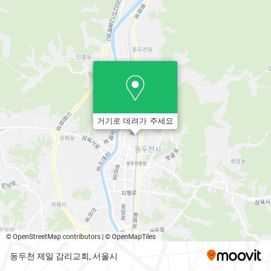 동두천 제일 감리교회 지도