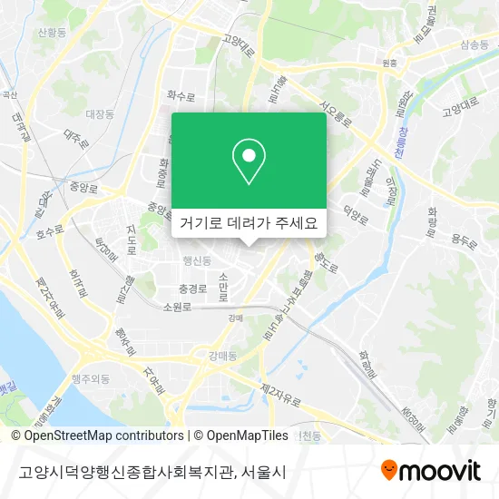 고양시덕양행신종합사회복지관 지도