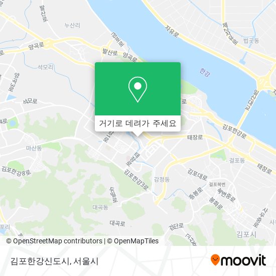 김포한강신도시 지도