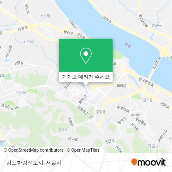 김포한강신도시 지도