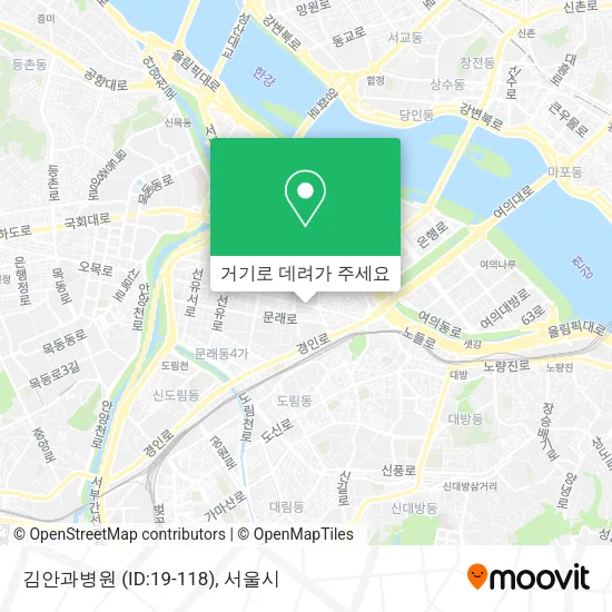 김안과병원 (ID:19-118) 지도