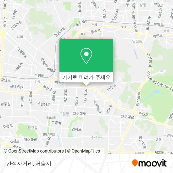 간석사거리 지도