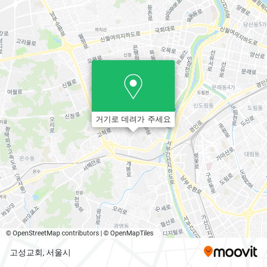 고성교회 지도