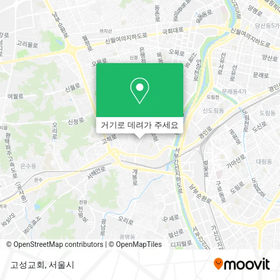 고성교회 지도