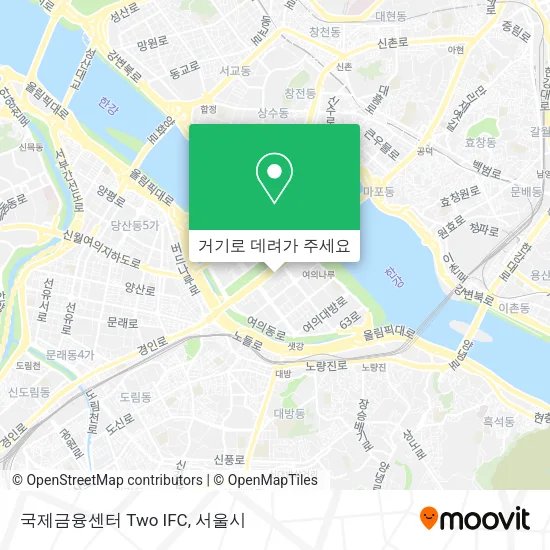 국제금융센터 Two IFC 지도