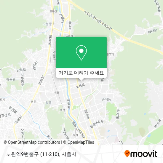 노원역9번출구 (11-210) 지도