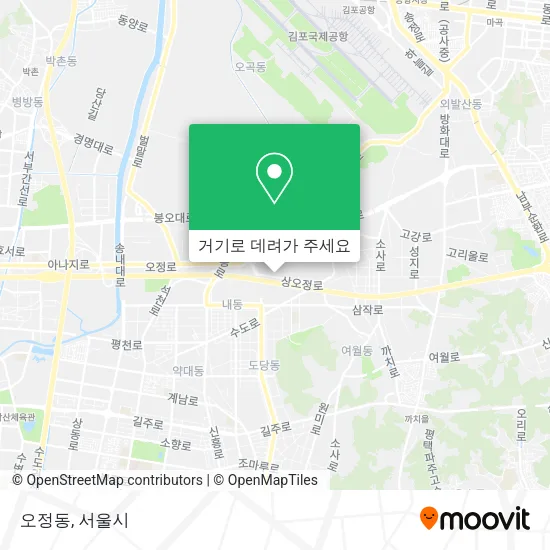 오정동 지도