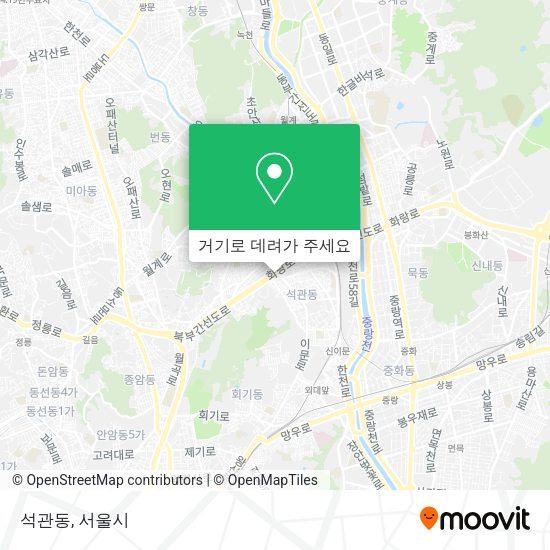석관동 지도