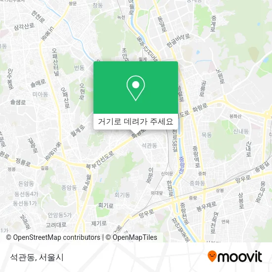 석관동 지도