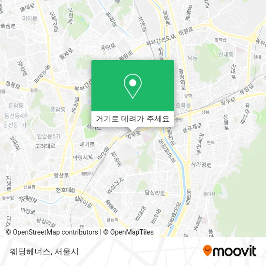 웨딩헤너스 지도