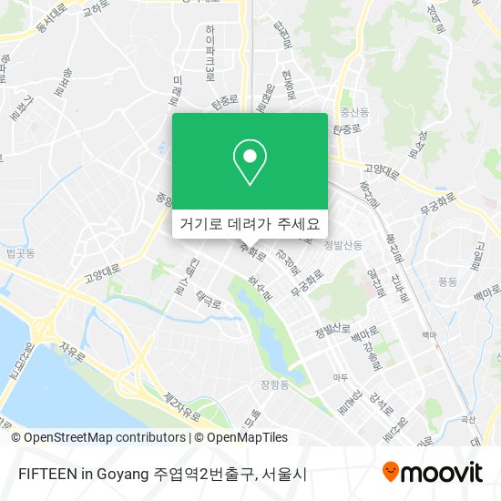 FIFTEEN in Goyang 주엽역2번출구 지도