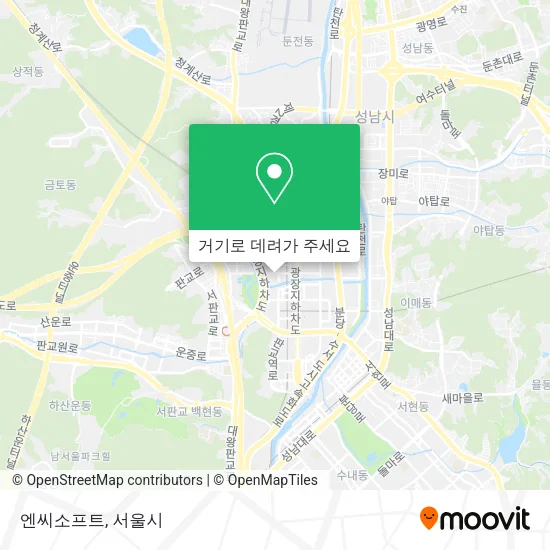 엔씨소프트 지도