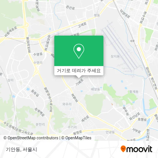 기안동 지도