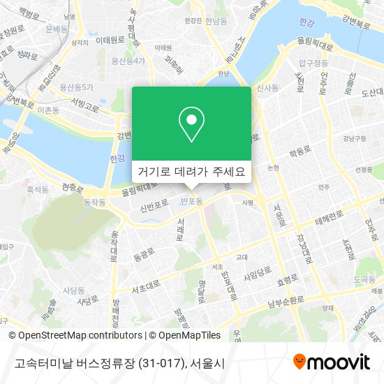 고속터미날 버스정류장 (31-017) 지도