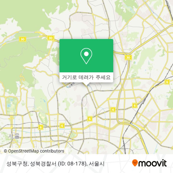 성북구청, 성북경찰서 (ID: 08-178) 지도