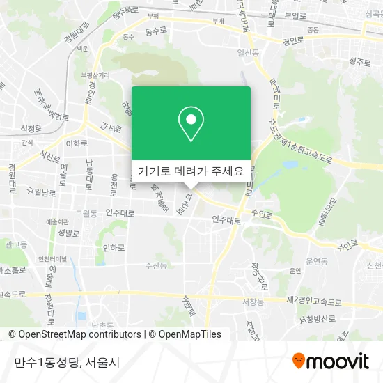 만수1동성당 지도