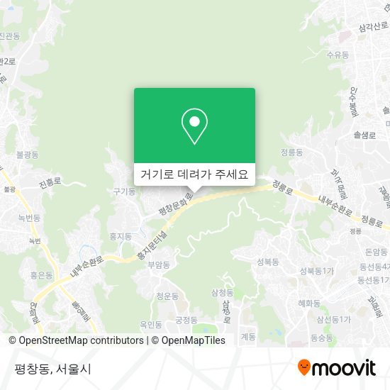 평창동 지도