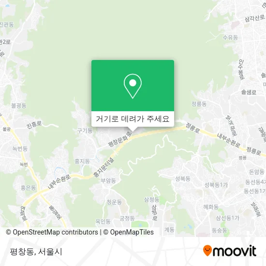 평창동 지도