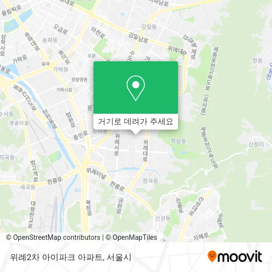 위례2차 아이파크 아파트 지도