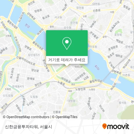 신한금융투자타워 지도
