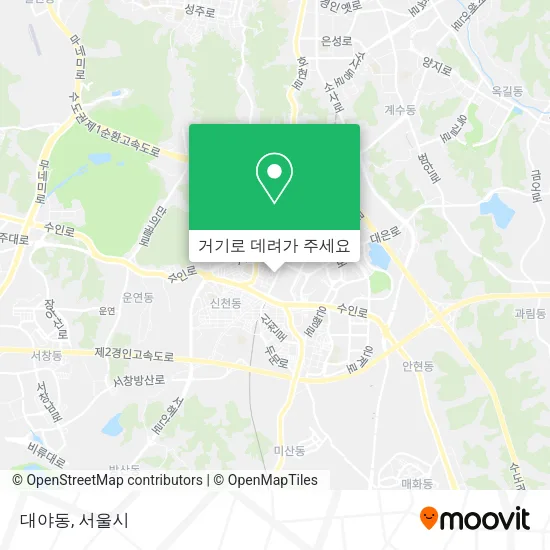 대야동 지도
