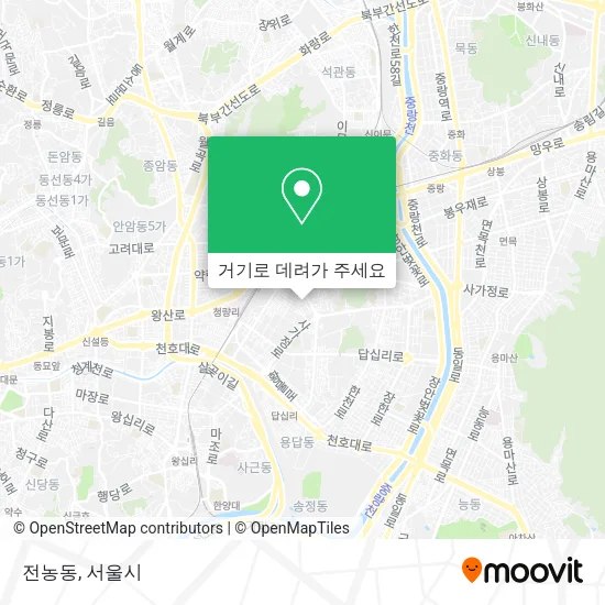 전농동 지도