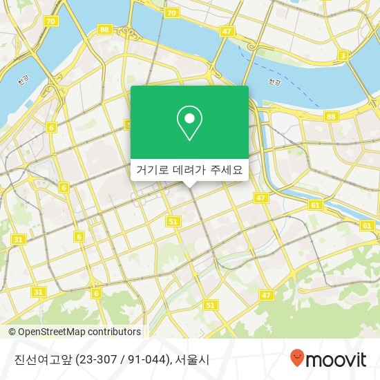 진선여고앞 (23-307 / 91-044) 지도