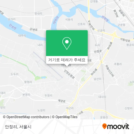 안정리 지도