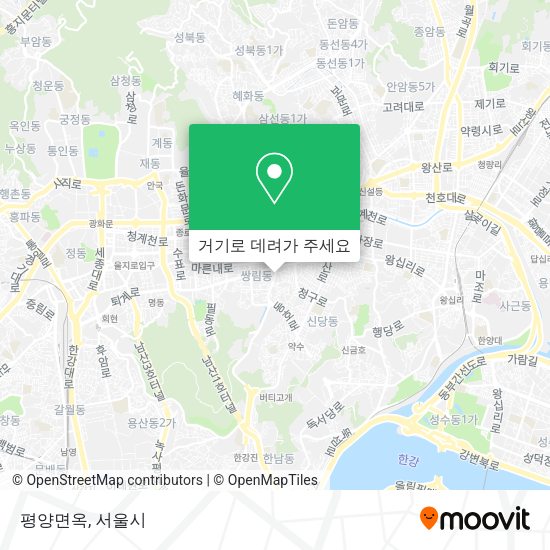 평양면옥 지도