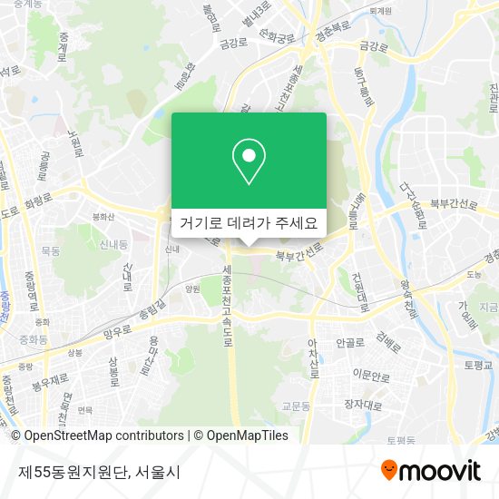 제55동원지원단 지도
