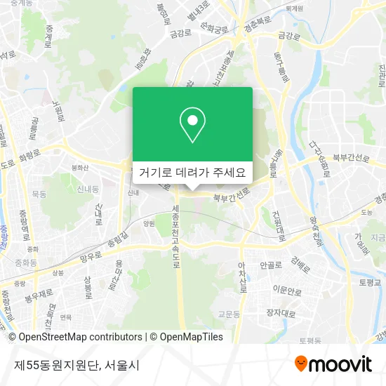 제55동원지원단 지도