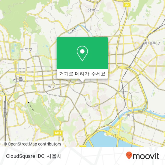 CloudSquare IDC 지도