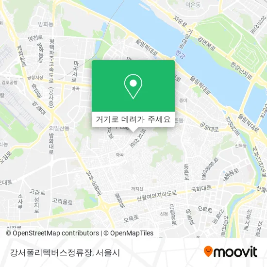 강서폴리텍버스정류장 지도