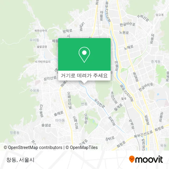 창동 지도