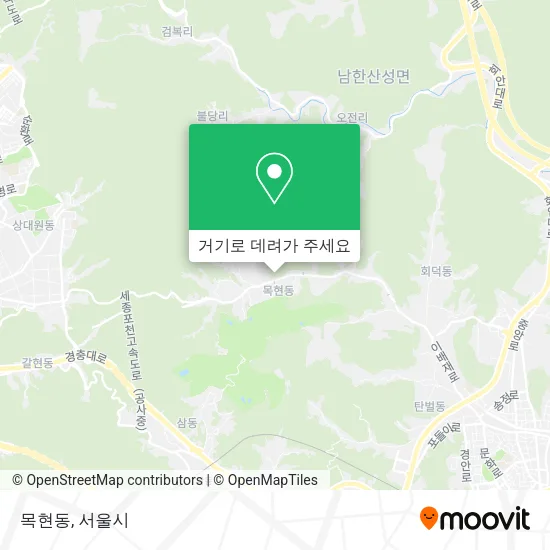 목현동 지도