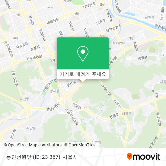 능인선원앞 (ID: 23-367) 지도