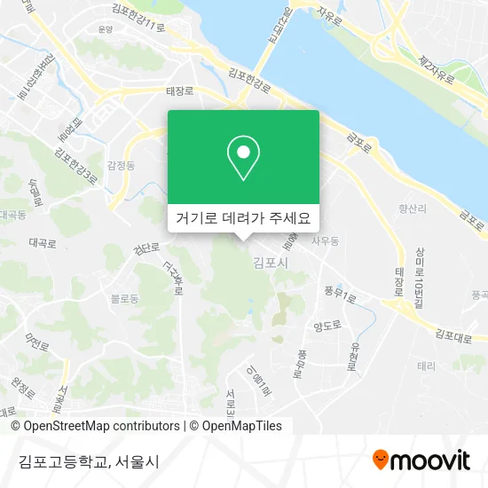 김포고등학교 지도