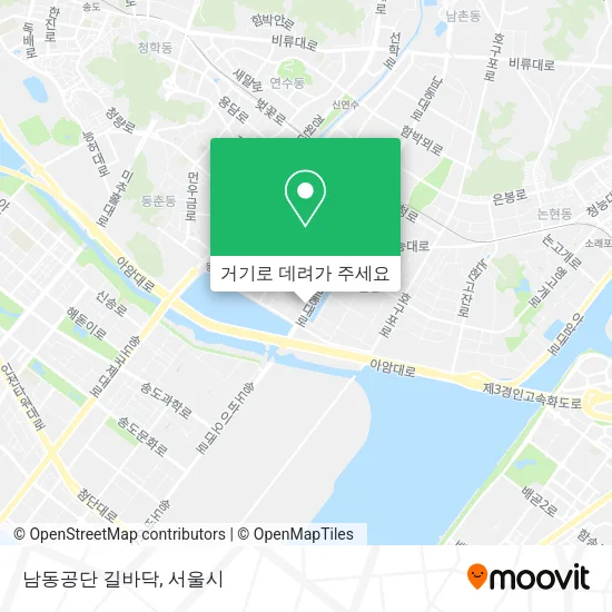 남동공단 길바닥 지도