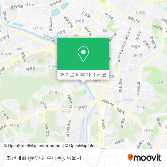 조선내화 (분당구 수내동) 지도