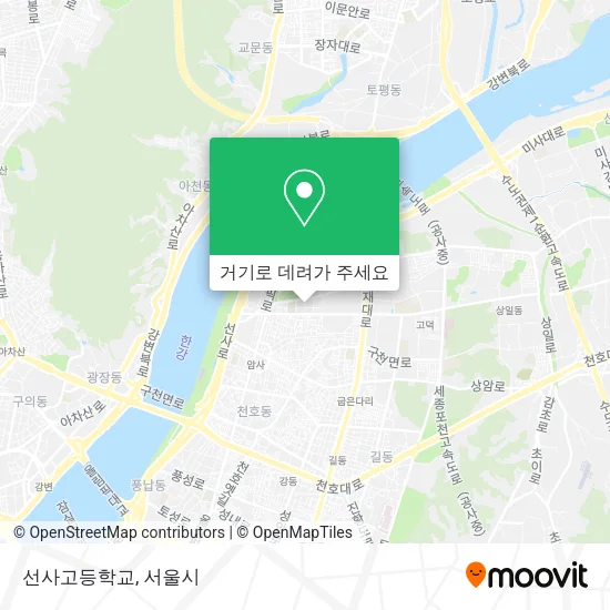 선사고등학교 지도
