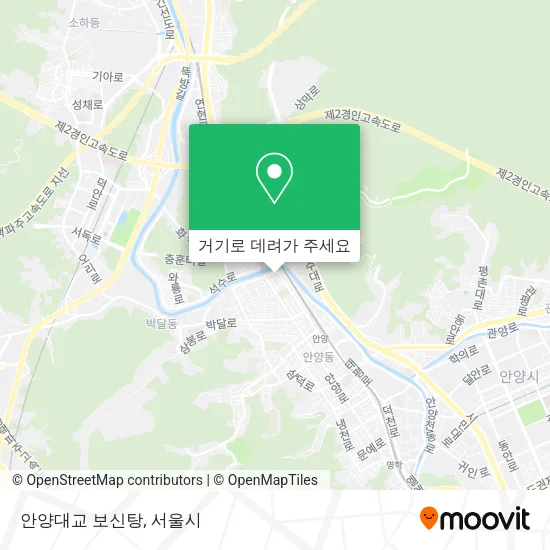 안양대교 보신탕 지도