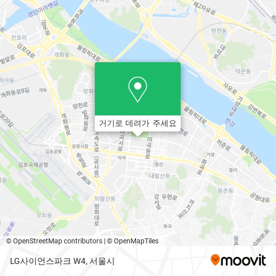 LG사이언스파크 W4 지도