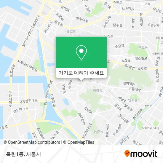 옥련1동 지도