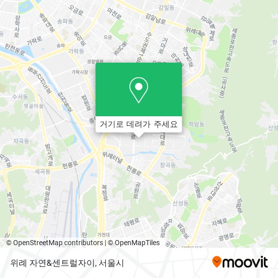 위례 자연&센트럴자이 지도