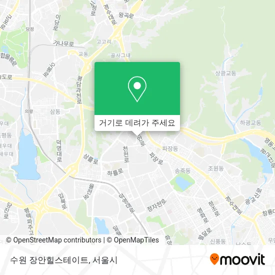 수원 장안힐스테이트 지도