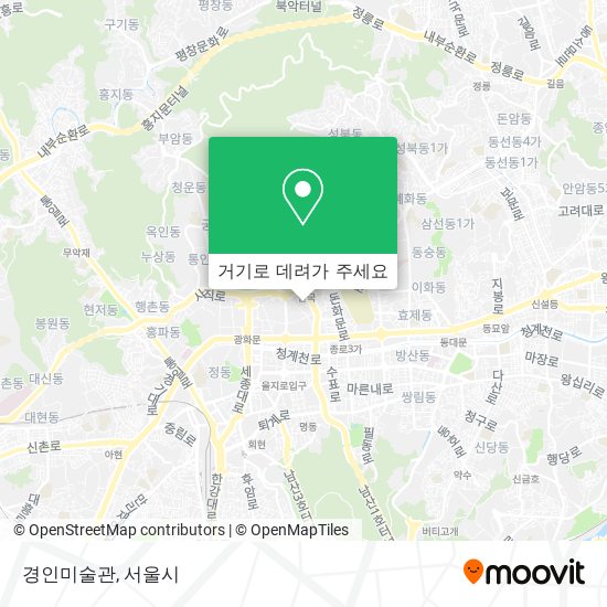 경인미술관 지도