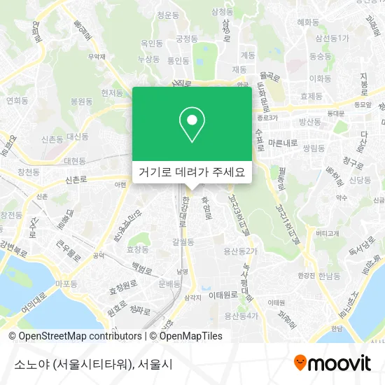 소노야 (서울시티타워) 지도