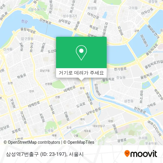 삼성역7번출구 (ID: 23-197) 지도