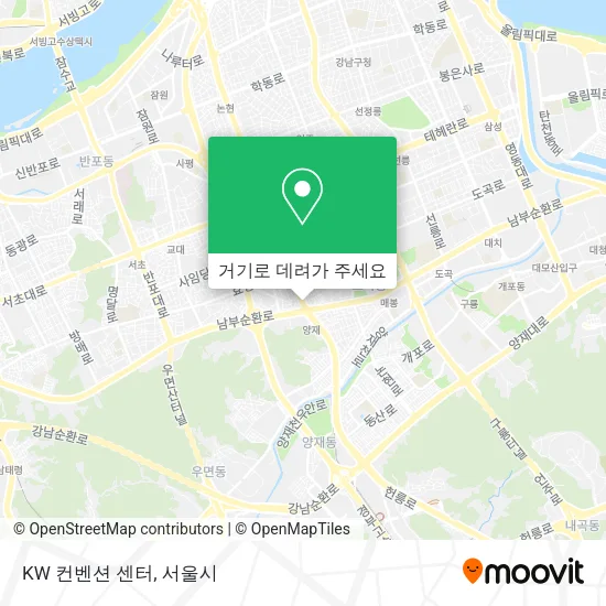 KW 컨벤션 센터 지도